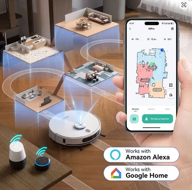 🧹 Tesvor S8 Max Saug- & Wischroboter mit Absaugstation für 237,44€ (statt 329€) 🧹 Tesvor S8 Max Saug & Wischroboter mit Absaugstation für 237,44€ (statt 329€)