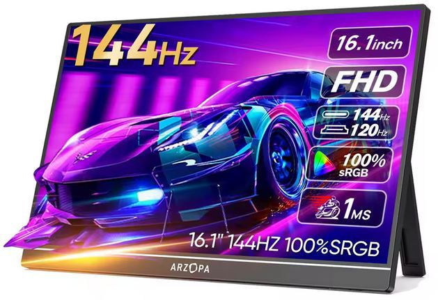 🖥️ ARZOPA Z1FC 16,1 Tragbarer Full HD Monitor für 84,16€ (statt 121€)