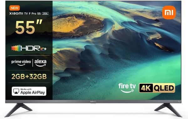 📺 Xiaomi F Pro 55 Zoll 4K UHD QLED Smart TV bis 120Hz für 349€ (statt 399€)