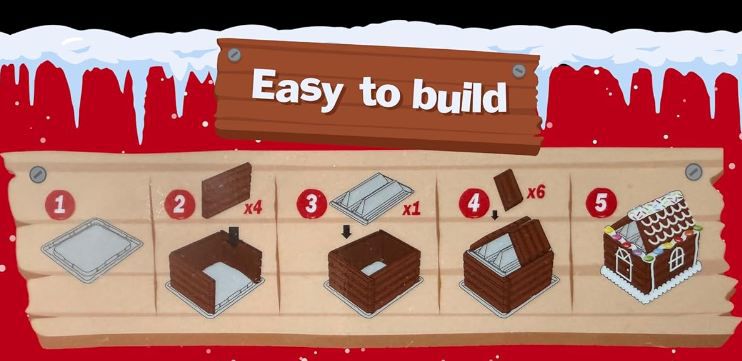 🍫 Nestle KitKat Chalet Kit, Weihnachtshäuschen zum Basteln für 10,99€ (statt 15€)