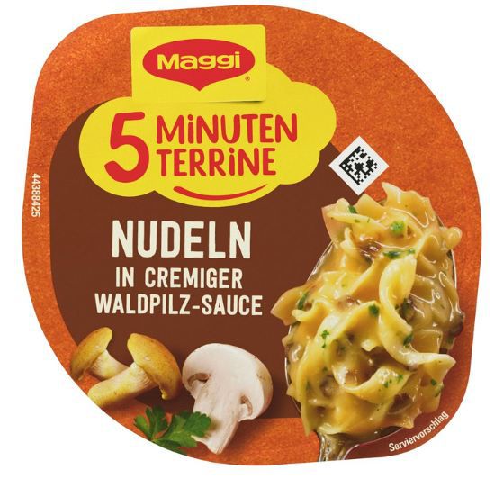 🍄‍🟫 8er Pack Maggi 5 Minuten Terrine Nudeln in Waldpilzrahmsauce ab 7,13€ (statt 12€)