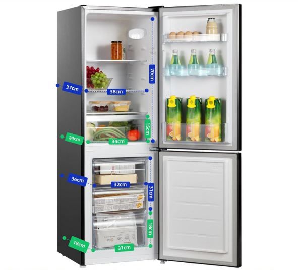 🧊 CHIQ Kühl Gefrierkombination mit 157L, 144cm für 289,99€ (statt 339€)