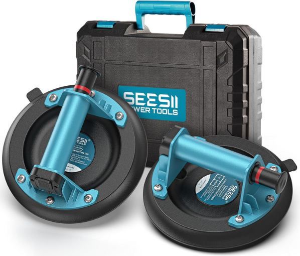🪟 2er Set SEESII 8 🪟 2er Set SEESII 8 Vakuum Saugheber, max. 200kg für 27,49€ (statt 50€)