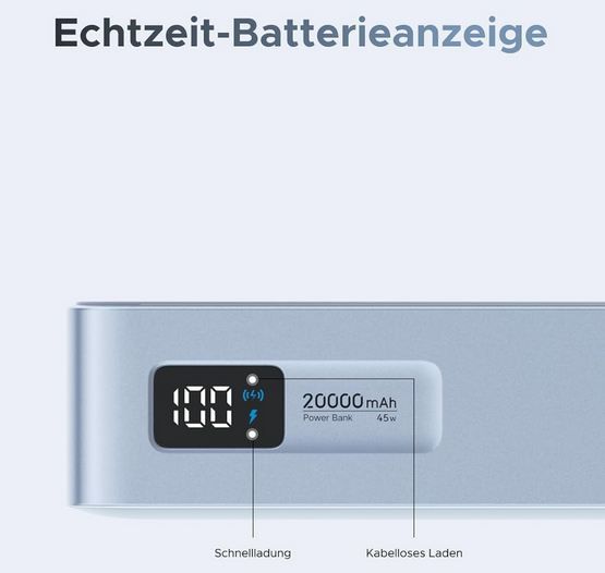 📱 UGREEN MagFlow Magnetische Powerbank mit 10.000mAh für 59,99€ (statt 90€)