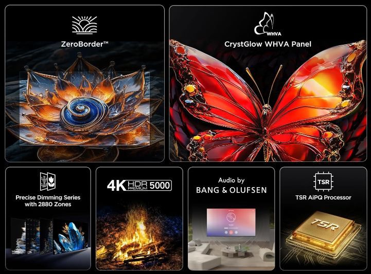 📺 TCL 85Q8C 85 📺 TCL 85Q8C 85 QD Mini LED 4K HDR Smart TV mit 144Hz für 1.999€ (statt 2.399€)