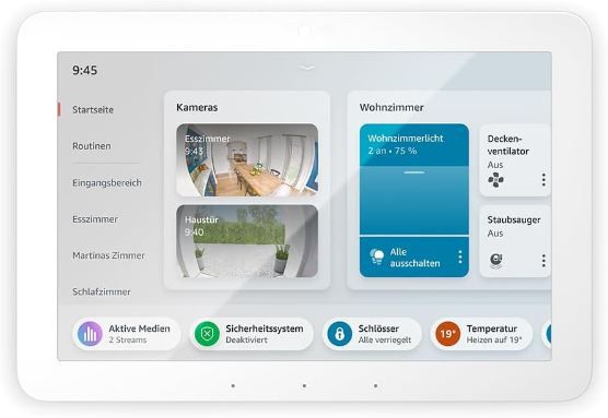 🏠 Amazon Echo Hub 8 Smart Home Bedienpanel mit Alexa für 109,99€ (statt 156€)