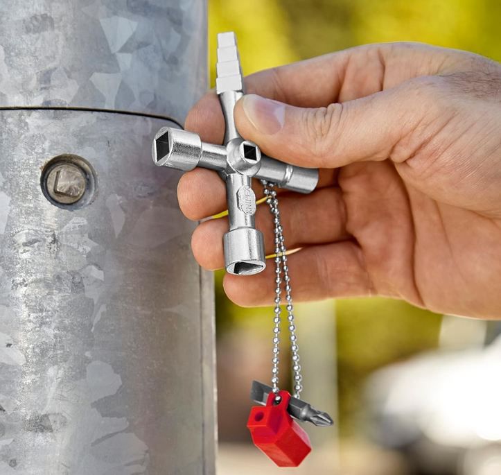 🗝️ Knipex Profi Key für gängige Absperrsysteme, 89 mm für 12,99€ (statt 19€)