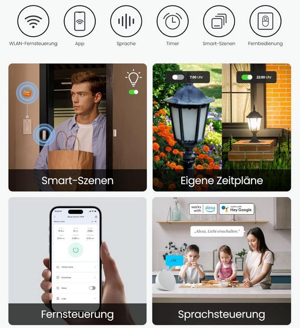 💡 SwitchBot Matter Relais Schalter 1PM mit Bluetooth & Wi Fi für 11,39€ (statt 14€)