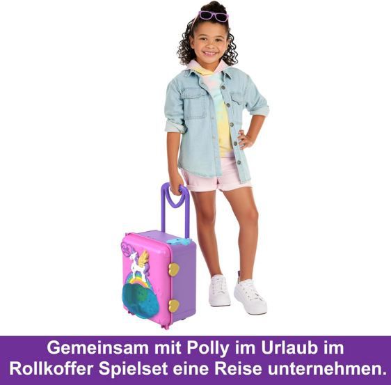 🧳 Polly Pocket Pollyville Urlaub im Rollkoffer für 39,99€ (statt 55€)
