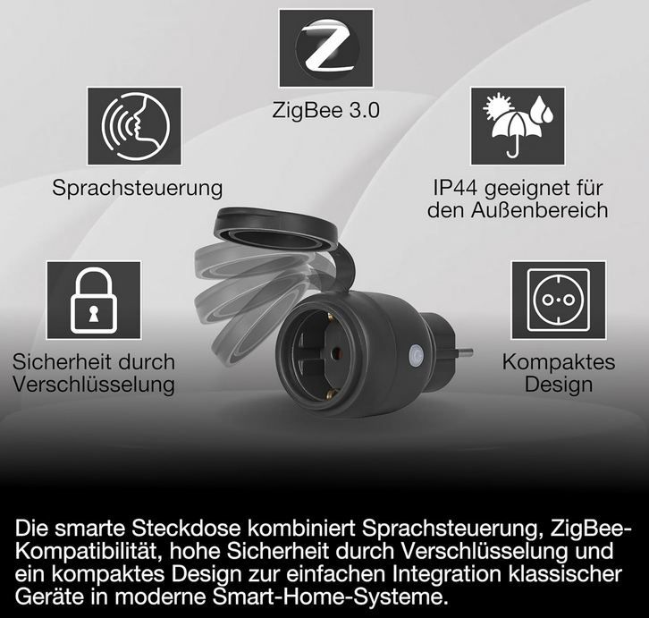 🔌 Ledvance SMART+ ZigBee Outdoor Plug mit Energieüberwachung für 18,99€ (statt 28€)