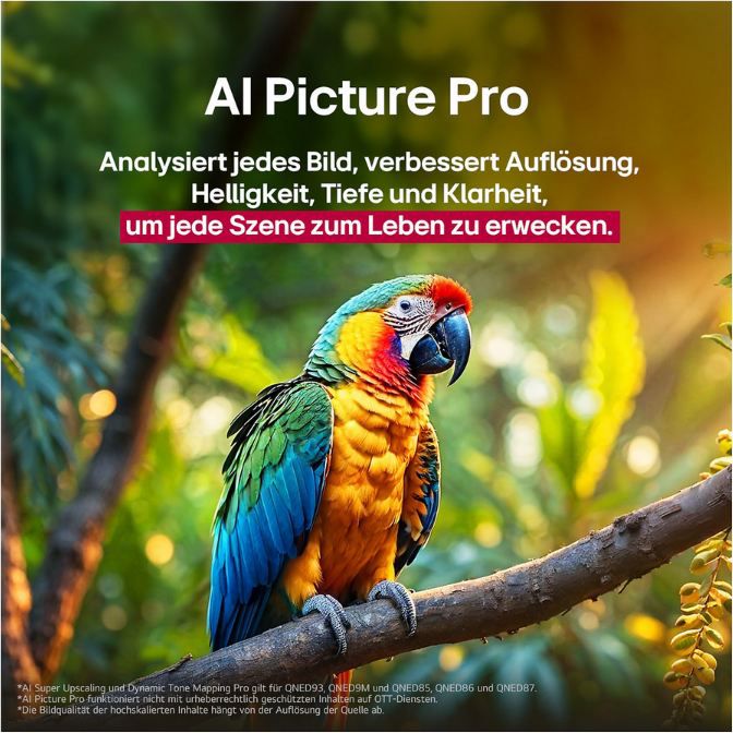 🔥 Fast 1.000€ Rabatt! 📺 LG 85QNED93A6A 85 QNED 4K evo TV bis 144Hz für 1.499€ (statt 2.489€)