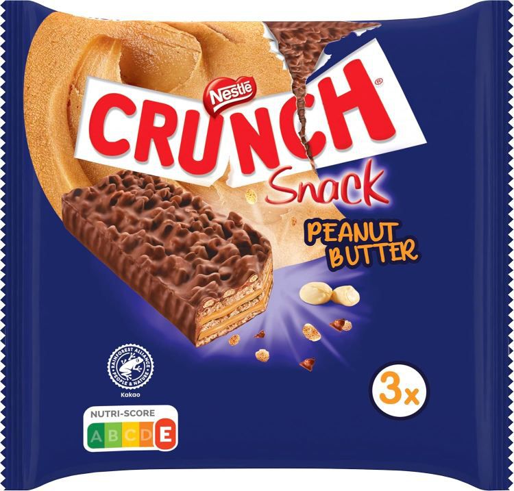 🍫 Nestlé Crunch Milk und Crunch Peanut Butter Riegel für 3,53€ (statt 5€)