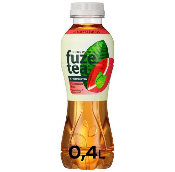 🥤 12er Pack Fuze Tea Schwarzer Tee Wassermelone Minze Zero ab 7€ (statt 14€)