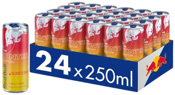 🍎 24er Pack Red Bull Energy Drink Winter Edition Fuji Apfel & Ingwer ab 22,57€ (statt 33€)