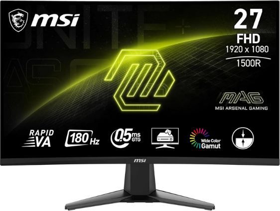 🖥️ MSI MAG 27C6F 27 🖥️ MSI MAG 27C6F 27 FHD Curved Gaming Monitor mit 180Hz für 99€ (statt 126€)