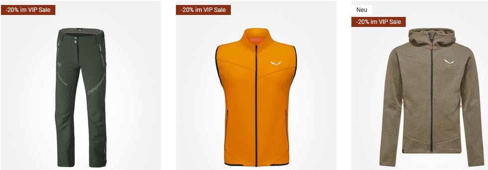 🧥 Bergzeit VIP Sale mit  20% Extra Rabatt durch Newsletter