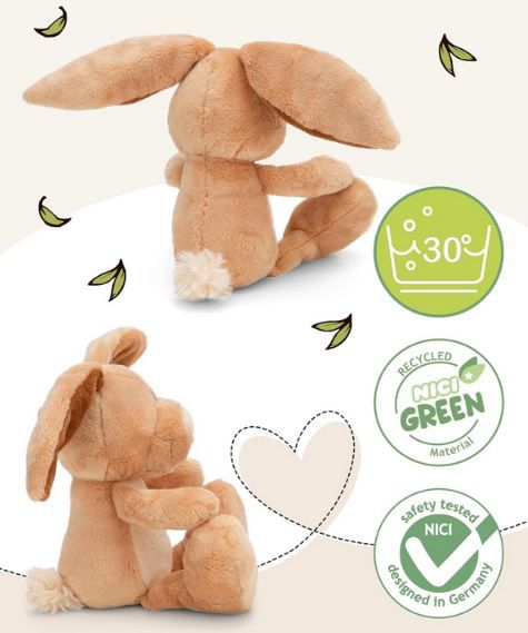 🐰 NICI Hase Ralf Kuscheltier, 25cm für 11,99€ (statt 21€)