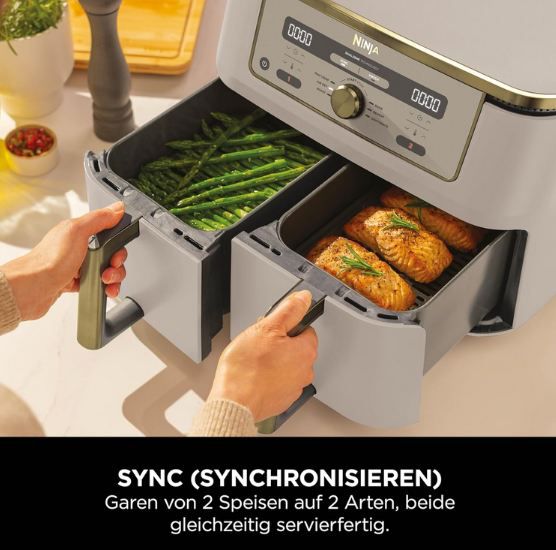 🍟 Ninja Dual Zone Digital Air Fryer, 9,5L für 179,99€ (statt 224€) 🍟 Ninja Dual Zone Digital Air Fryer, 9,5L für 179,99€ (statt 224€)