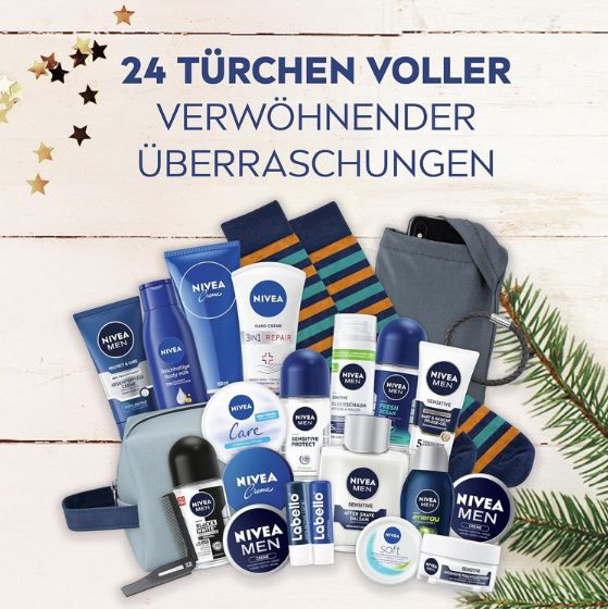🧴 Nivea MEN Adventskalender 2025 mit coolen Überraschungen für 38,49€ (statt 70€)
