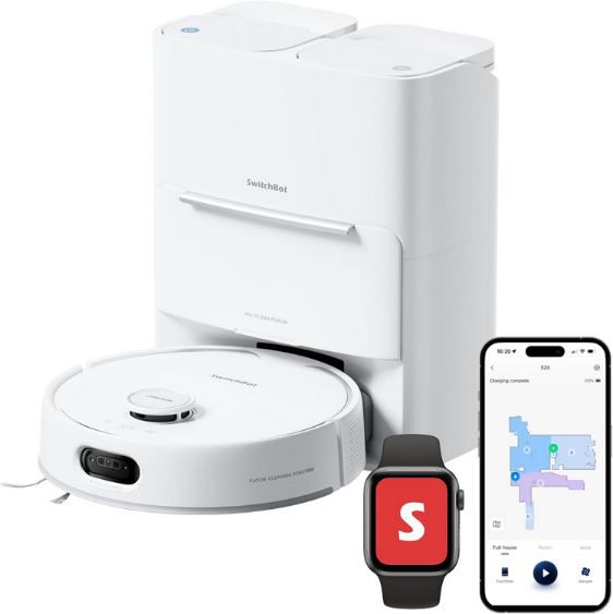 🧹 SwitchBot S20 Saug & Wischroboter mit 10.000Pa Saugleistung für 399,99€ (statt 530€)