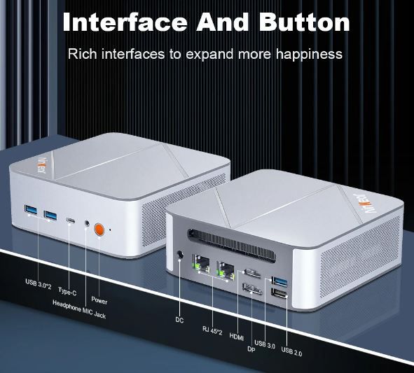 🖥️ Ninkear L12 Pro Mini PC mit i9 12900HK, 32GB/1TB für 374,39€ (statt 480€)