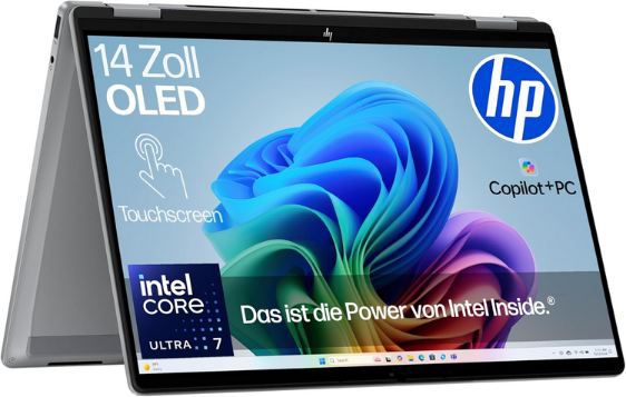 💻 HP OmniBook X Flip 14 3K OLED Convertible Laptop für 1.149€ (statt 1.297€)