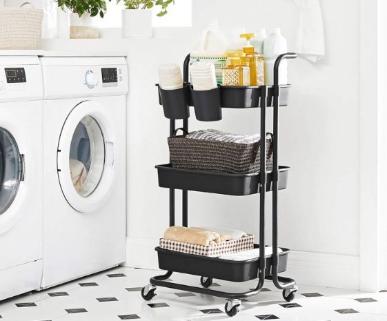 🫙 Songmics Rollwagen mit 3 Ebenen & Ablagefächer für 22,39€ (statt 28€) 🫙 Songmics Rollwagen mit 3 Ebenen & Ablagefächer für 22,39€ (statt 28€)