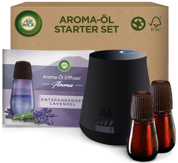 🪻 Air Wick Lavendel Aroma-Öl Starter Set mit Diffusor & 2 x 20ml ab 12,23€ (statt 17€) 🪻 Air Wick Lavendel Aroma Öl Starter Set mit Diffusor & 2 x 20ml ab 12,23€ (statt 17€)