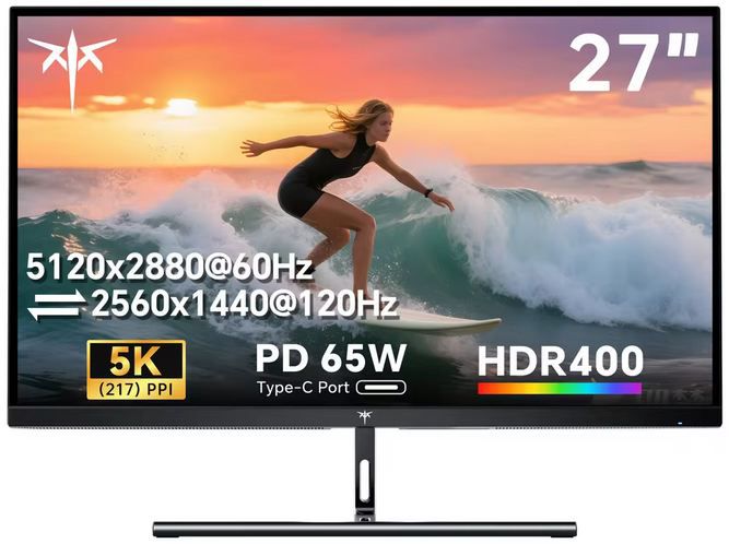 🖥️ KTC H27P3 27 5K Dual Mode Monitor mit IPS Panel für 519,92€ (statt 600€)