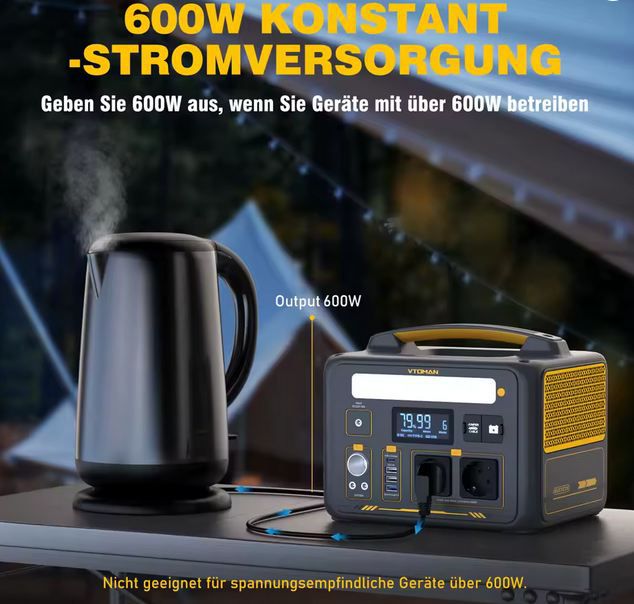 🔌 VTOMAN JUMP 600X Powerstation + VS200 Solarpanel für 329,32€ (statt 490€) 🔌 VTOMAN JUMP 600X Powerstation + VS200 Solarpanel für 329,32€ (statt 490€)