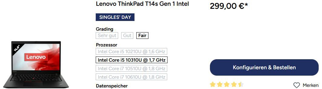 🖥️ Afb Shop Singles Days mit 20% Rabatt auf Einzelstücke   Apple, Notebooks, Monitore & mehr