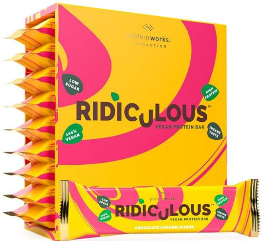 🍫 9er Pack Protein Works Ridiculous Vegan Proteinriegel ab 12,95€ (statt 20€)