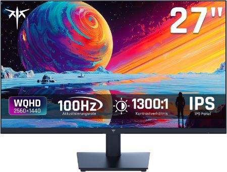 🖥️ KTC H27D9 27 WQHD Monitor mit 120Hz, IPS Panel für 79,51€ (statt 119€)