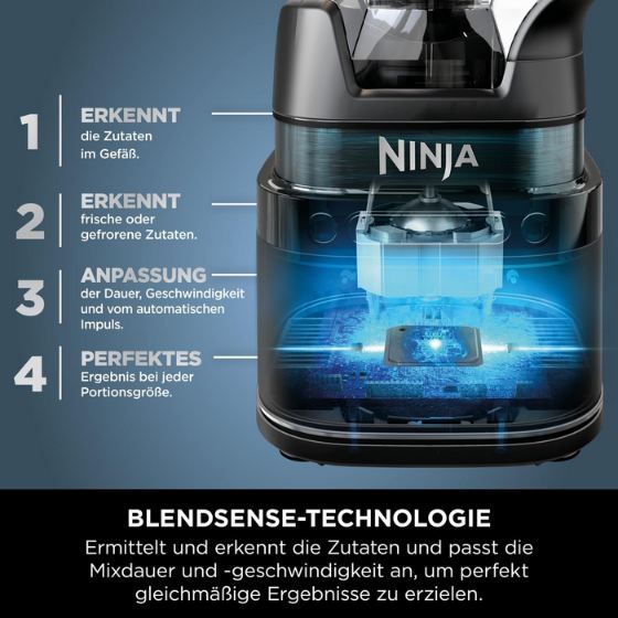 🍲 Ninja TB301EU 2 in 1 Detect Power Mixer Pro & Single Serve für 129,99€ (statt 162€)