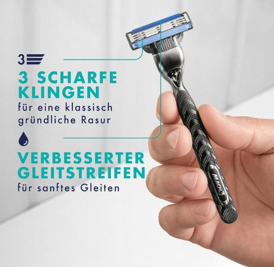 🪒 24er Pack Gillette Mach3 Rasierklingen für 34,98€ (statt 49€)
