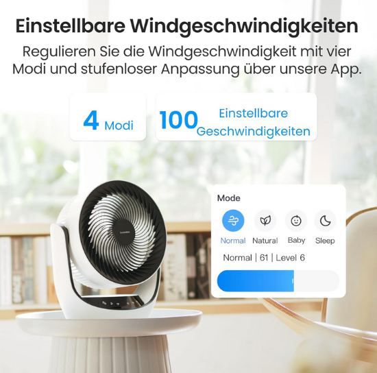 💨 SwitchBot USB Tischventilator mit 4 Modi für 109,99€ (statt 130€) 💨 SwitchBot USB Tischventilator mit 4 Modi für 109,99€ (statt 130€)