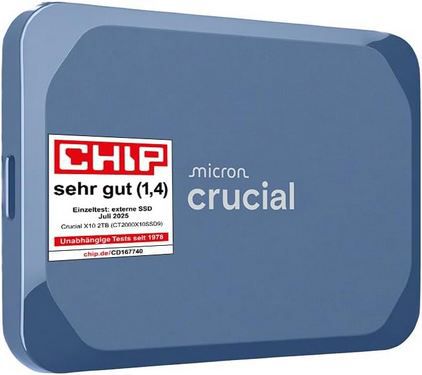 💾 Crucial X10 Externe SSD Festplatte, 8TB bis zu 2.100MB/s für 499,99€ (statt 550€) 💾 Crucial X10 Externe SSD Festplatte, 8TB bis zu 2.100MB/s für 499,99€ (statt 550€)