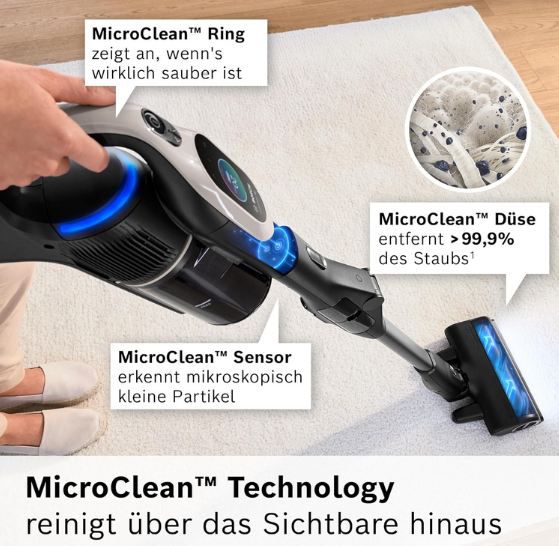 🧹 Bosch Unlimited 10 Akku Staubsauger mit HEPA Filter für 519€ (statt 649€)