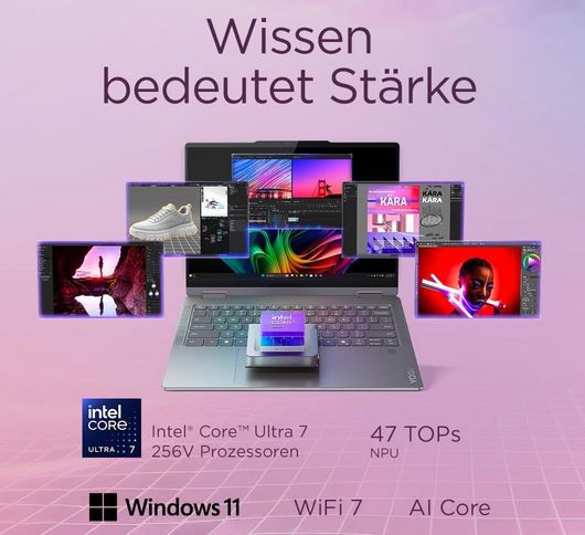 💻 Lenovo Yoga 7i 2 in 1 AI 14 2,8K OLED Laptop für 1.099,99€ (statt 1.310€)