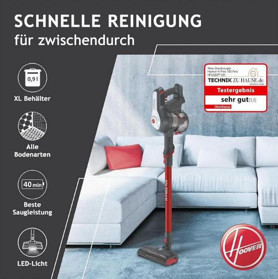 🧹 Hoover H-Free 100 5-in-1 Akku Staubsauger mit LED-Bürste für 79,99€ (statt 98€) 🧹 Hoover H Free 100 5 in 1 Akku Staubsauger mit LED Bürste für 79,99€ (statt 98€)