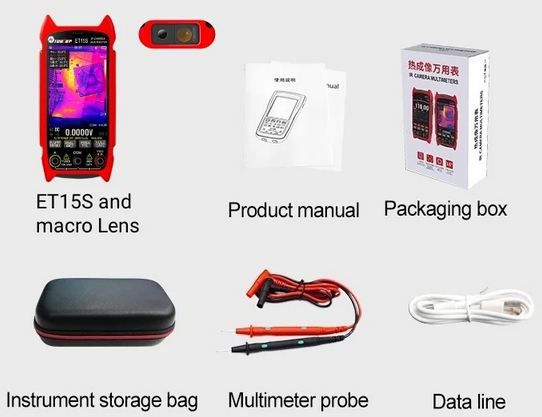 🔍 Tooltop ET15S 3,5 Industrie Wärmebildkamera & Multimeter für 181,81€ (statt 256€)