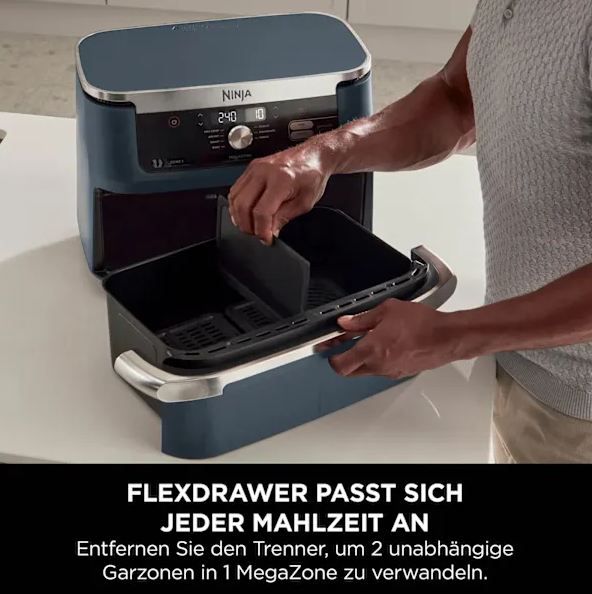 🍟 Ninja AF500EUCYD Foodi FlexDrawer mit 10,4L für 134,99€ (statt 210€) 🍟 Ninja AF500EUCYD Foodi FlexDrawer mit 10,4L für 134,99€ (statt 210€)