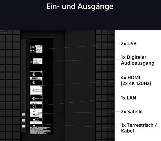 📺 Sony 77XR80 Bravia 8 OLED 77 4K HDR Smart TV mit 120Hz für 2.399€ (statt 2.599€)