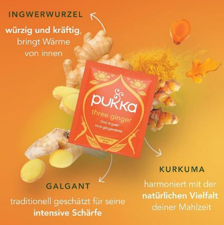 đ” Pukka Bio KrĂ€utertee Drei Ingwer, 20 Beutel fĂŒr 2,99⏠(statt 4âŹ) đ” Pukka Bio KrĂ€utertee Drei Ingwer, 20 Beutel fĂŒr 2,99⏠(statt 4âŹ)