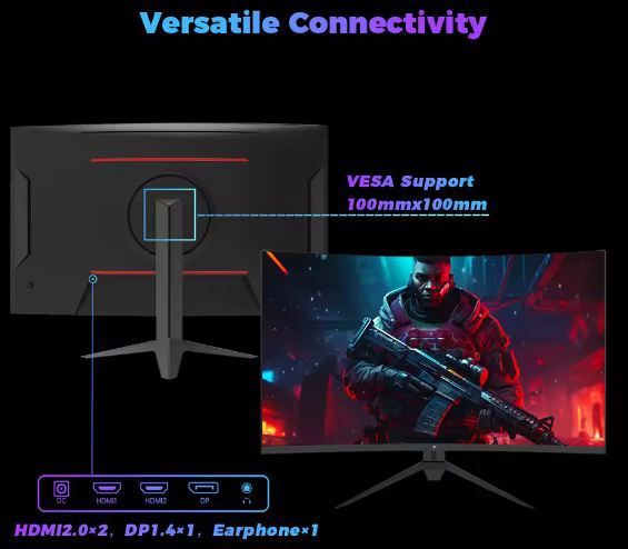 🖥️ KTC H32S17C 32 🖥️ KTC H32S17C 32 Curved Gaming Monitor mit 180 Hz für 142,33€ (statt 190€)