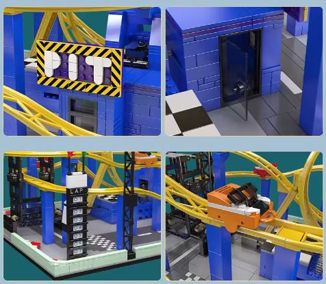 🎢 Mould King 11020 Achterbahn Set mit Motoren für 68,90€ (statt 100€)