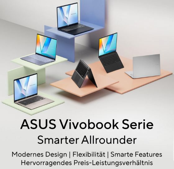 💻 ASUS Vivobook 16 Laptop, 16 WUXGA, Ryzen 7 7730U für 499€ (statt 580€)