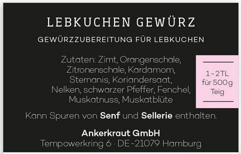 🎄 Ankerkraut Lebkuchen Gewürzmischung (zuckerfrei), 70g für 4,79€ (statt 6€) 🎄 Ankerkraut Lebkuchen Gewürzmischung (zuckerfrei), 70g für 4,79€ (statt 6€)