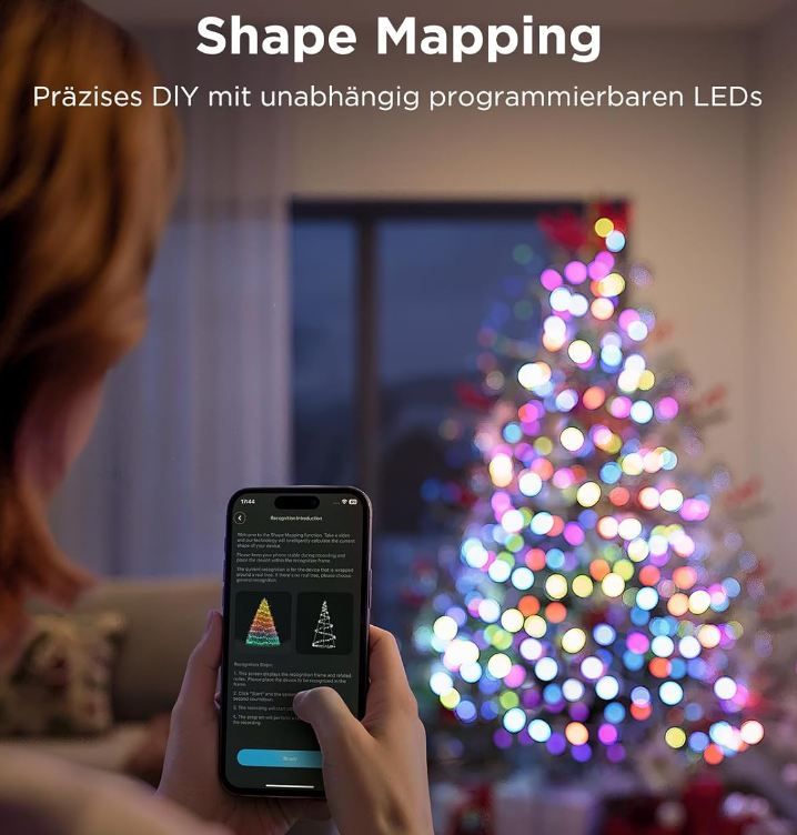 🎄 Govee Christmas Sparkle String Lights mit 375 LEDs 30m für 81,49€ (statt 170€)