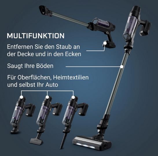 🧹 Rowenta X PERT 7.60 Akkustaubsauger mit LED Düse für 119,99€ (statt 145€)